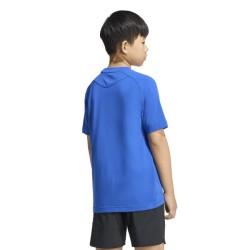 ADIDAS TIRO TRAVEL TEE JR. - ROYBLU/BLACK