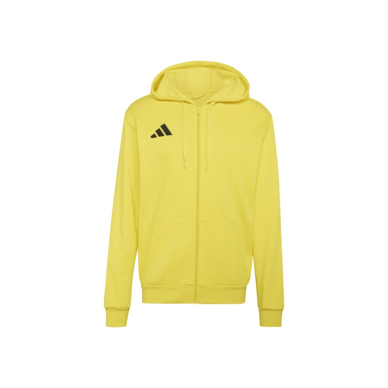 ADIDAS ENTRADA26 FULL ZIP HOODIE - TMYELL/BLACK