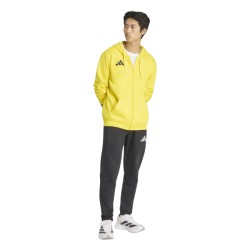 ADIDAS ENTRADA26 FULL ZIP HOODIE - TMYELL/BLACK