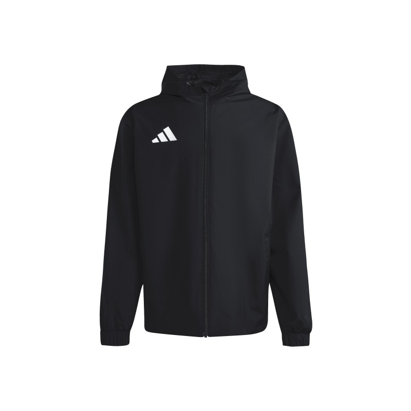 ADIDAS ENTRADA26 ALL WEATHER JACKET - BLACK/WHITE