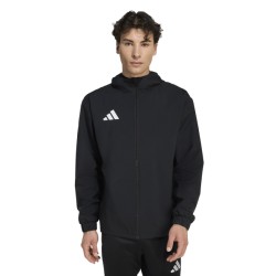 ADIDAS ENTRADA26 ALL WEATHER JACKET - BLACK/WHITE