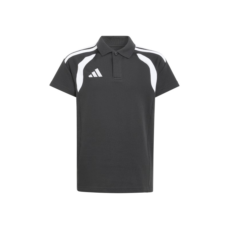 ADIDAS TIRO26 LEAGUE POLO JR. - BLACK/WHITE
