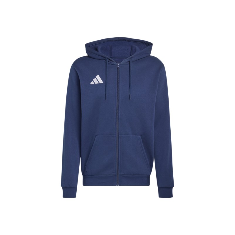 ADIDAS ENTRADA26 FULL ZIP HOODIE - TENABL/WHITE