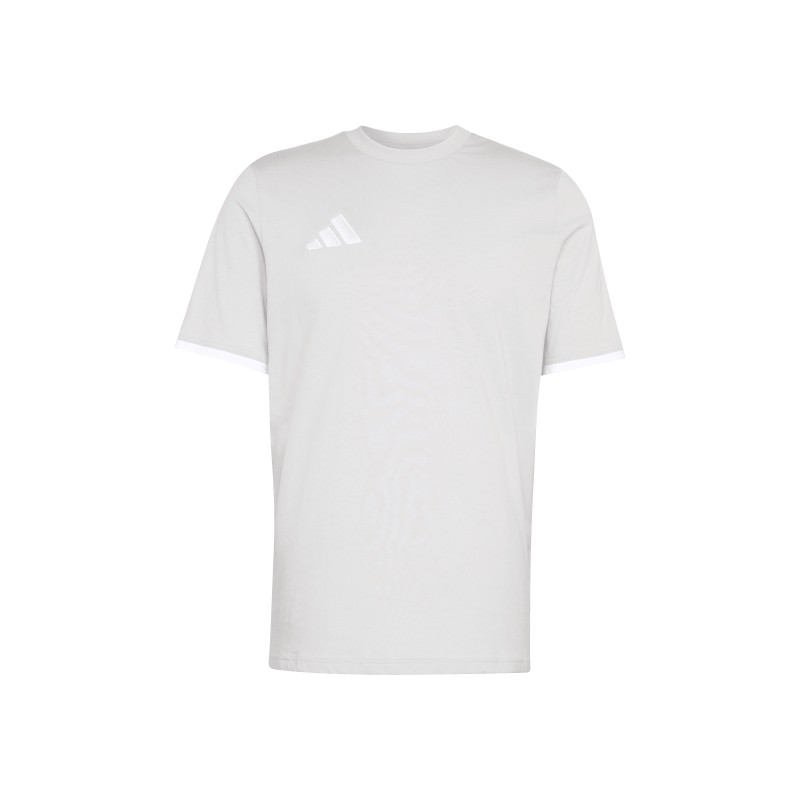 ADIDAS ENTRADA 26 TEE - TMLGGR/WHITE