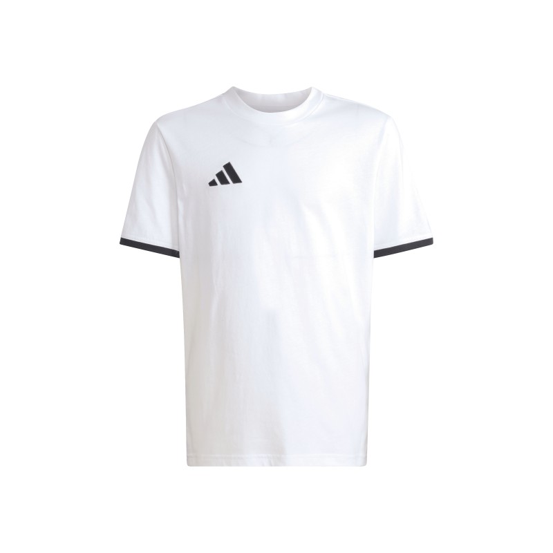 ADIDAS ENTRADA 26 TEE JR. - WHITE/BLACK
