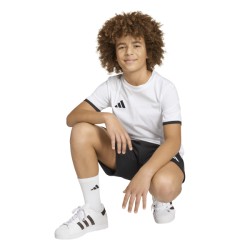 ADIDAS ENTRADA 26 TEE JR. - WHITE/BLACK
