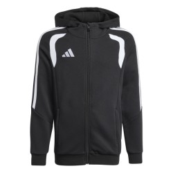 ADIDAS TIRO26 LEAGUE SW FZ HD JR. - BLACK/WHITE
