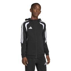 ADIDAS TIRO26 LEAGUE SW FZ HD JR. - BLACK/WHITE