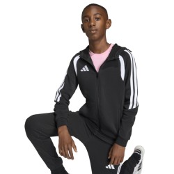ADIDAS TIRO26 LEAGUE SW FZ HD JR. - BLACK/WHITE
