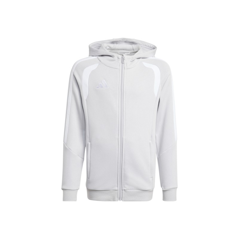 ADIDAS TIRO26 LEAGUE SW FZ HD JR. - TMLGGR/WHITE
