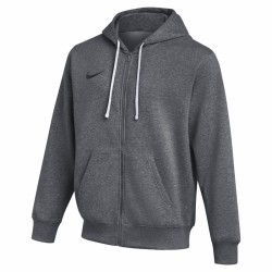 NIKE PARK 26 HOODED FZ - DK GREY HEATHER/BLACK