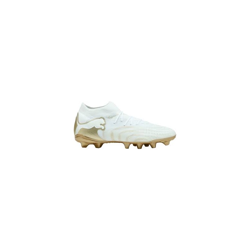PUMA SCARPE FUTURE 9 PRO FG/AG - PUMA WHITE/METALLIC GOLD