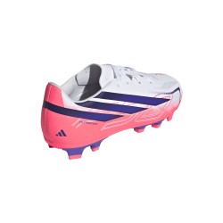 ADIDAS SCARPE F50 HYPERFAST CLUB FG/MG JR. - FTWWHT/SOLPUR