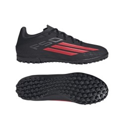 ADIDAS SCARPE F50 CLUB TF - CBLACK/LUCRED
