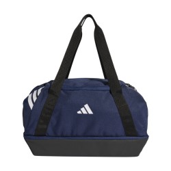 ADIDAS TIRO DUFFLE BAG SMALL WITH BOTTOM COMPARTMENT - TENABL/WHITE