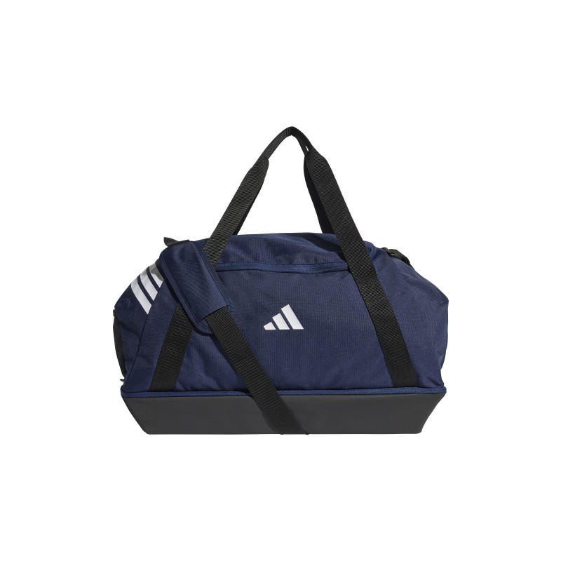 ADIDAS TIRO DUFFLE BAG MEDIUM WITH BOTTOM COMPARTMENT - TENABL/WHITE