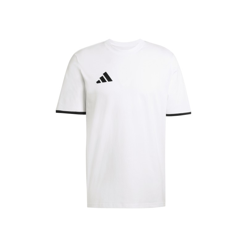 ADIDAS ENTRADA 26 TEE - WHITE/BLACK
