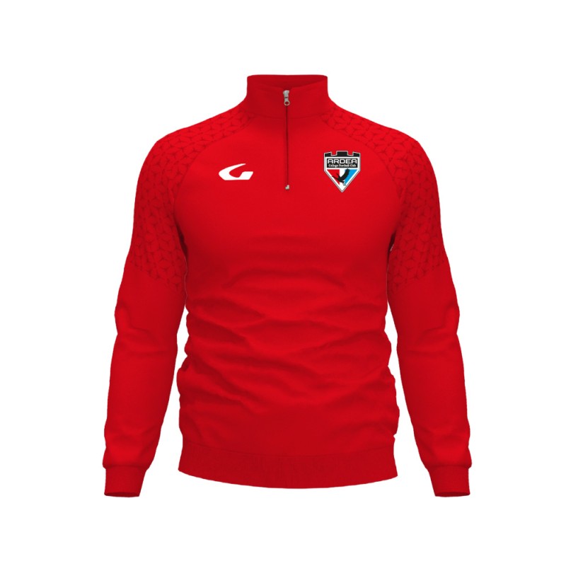 COLLEGE ARDEA F.C. 2026 FELPA ALLENAMENTO - ROSSO