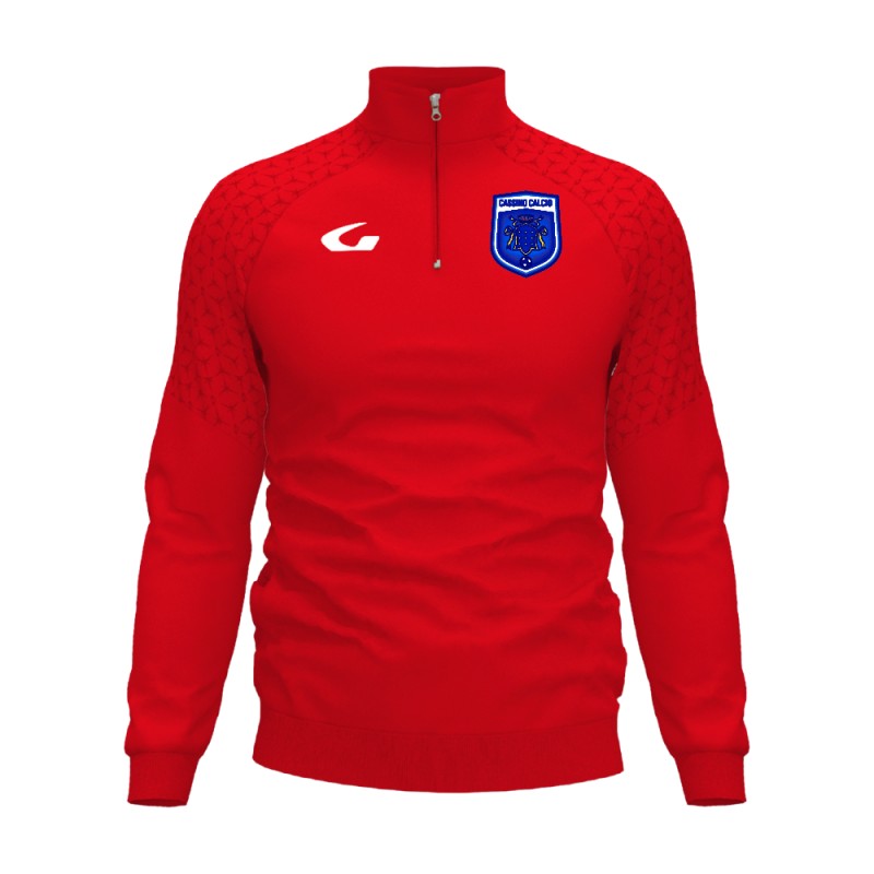 CASSINO CALCIO 2026 FELPA ALLENAMENTO - ROSSO