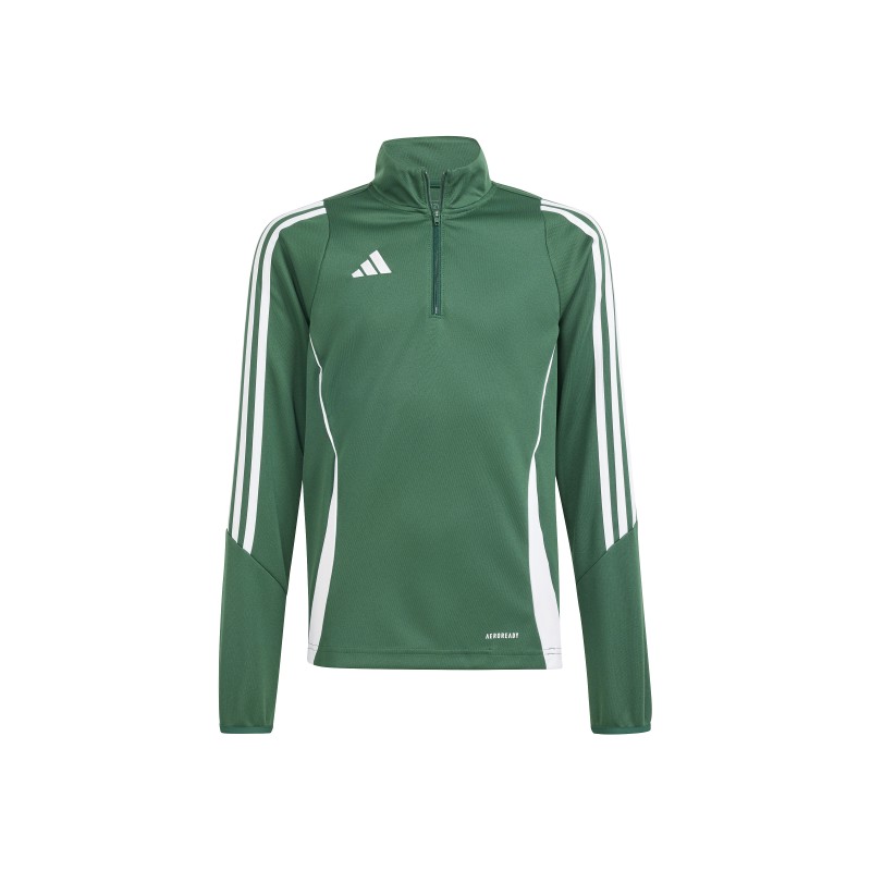 ADIDAS TIRO24 TR TOP JR. - DRKGRN/WHITE