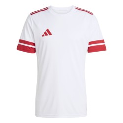 ADIDAS SQUADRA25 JERSEY SHORT SLEEVE - WHITE/TEAM POWER RED 2