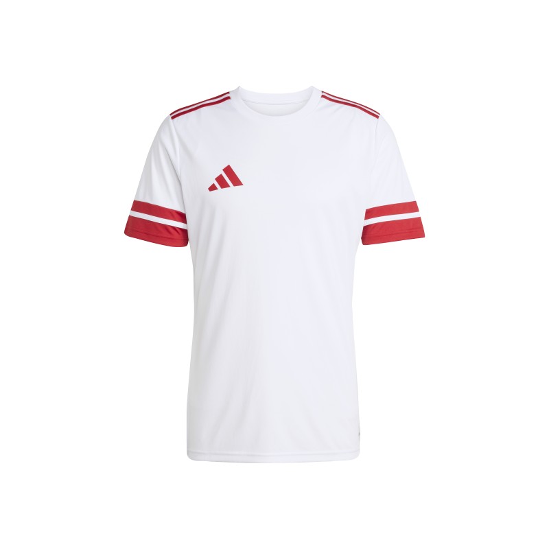 ADIDAS SQUADRA25 JERSEY SHORT SLEEVE - WHITE/TEAM POWER RED 2