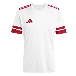 ADIDAS SQUADRA25 JERSEY SHORT SLEEVE - WHITE/TEAM POWER RED 2