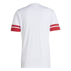 ADIDAS SQUADRA25 JERSEY SHORT SLEEVE - WHITE/TEAM POWER RED 2