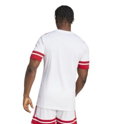 ADIDAS SQUADRA25 JERSEY SHORT SLEEVE - WHITE/TEAM POWER RED 2