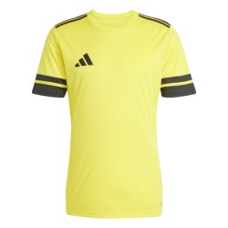 ADIDAS SQUADRA25 JERSEY SHORT SLEEVE - TEAM YELLOW/BLACK