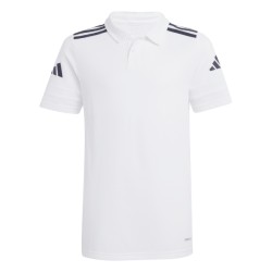 ADIDAS SQUADRA25 COTTON POLO JR. - WHITE/BLACK