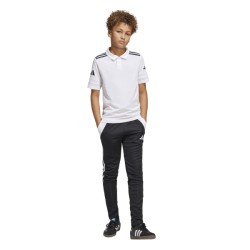 ADIDAS SQUADRA25 COTTON POLO JR. - WHITE/BLACK