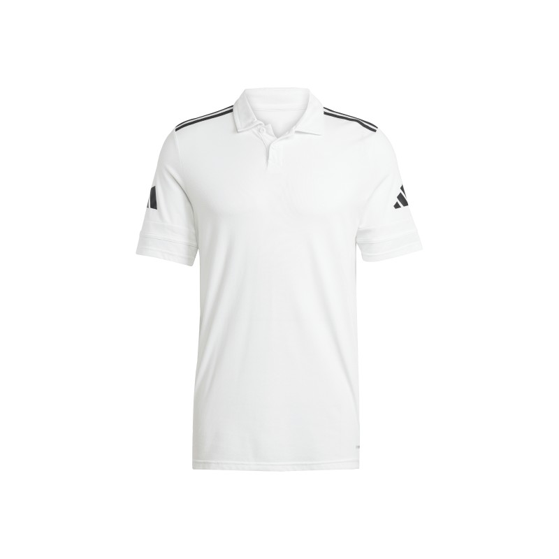 ADIDAS SQUADRA25 COTTON POLO - WHITE/BLACK