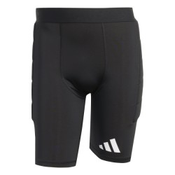 ADIDAS SQUADRA25 PADDED GOALKEEPER SHORT TIGHT - BLACK/WHITE
