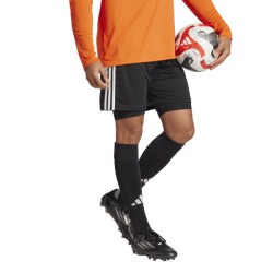 ADIDAS SQUADRA25 PADDED GOALKEEPER SHORT TIGHT - BLACK/WHITE