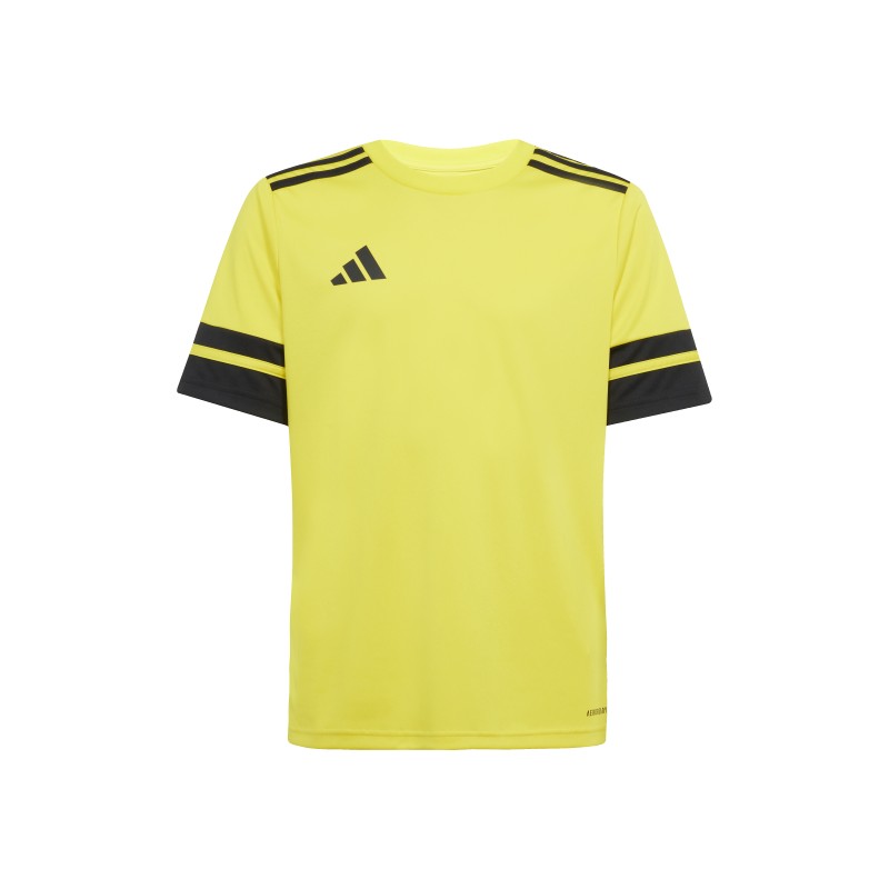 ADIDAS SQUADRA25 JERSEY SHORT SLEEVE JR. - TEAM YELLOW/BLACK