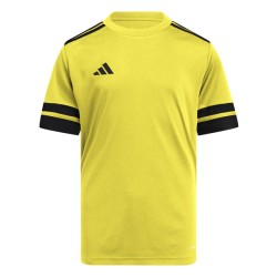 ADIDAS SQUADRA25 JERSEY SHORT SLEEVE JR. - TEAM YELLOW/BLACK
