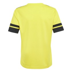 ADIDAS SQUADRA25 JERSEY SHORT SLEEVE JR. - TEAM YELLOW/BLACK