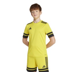 ADIDAS SQUADRA25 JERSEY SHORT SLEEVE JR. - TEAM YELLOW/BLACK
