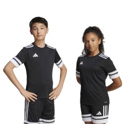 ADIDAS SQUADRA25 JERSEY SHORT SLEEVE JR. - BLACK/WHITE