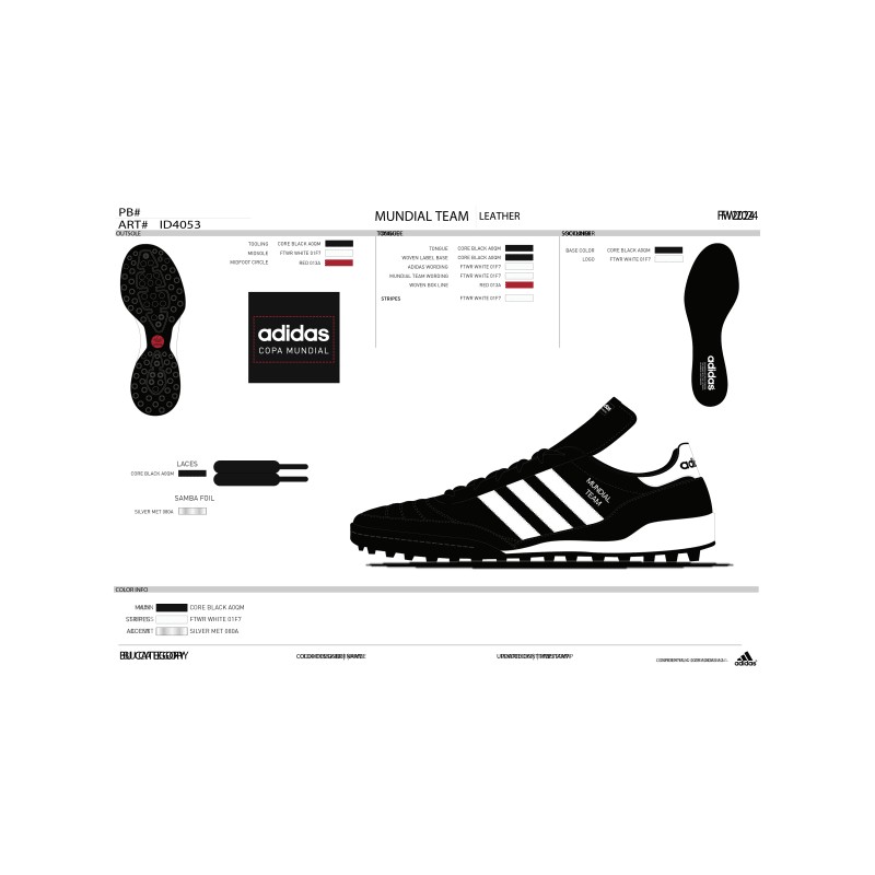 ADIDAS SCARPA MUNDIAL TEAM TF