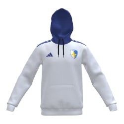 AC PRATO 1908 FELPA CON CAPPUCCIO BIANCO