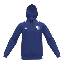 AC PRATO 1908 FELPA CON CAPPUCCIO BLU