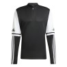 ADIDAS SQUADRA25 TRAINING TOP - BLACK/WHITE