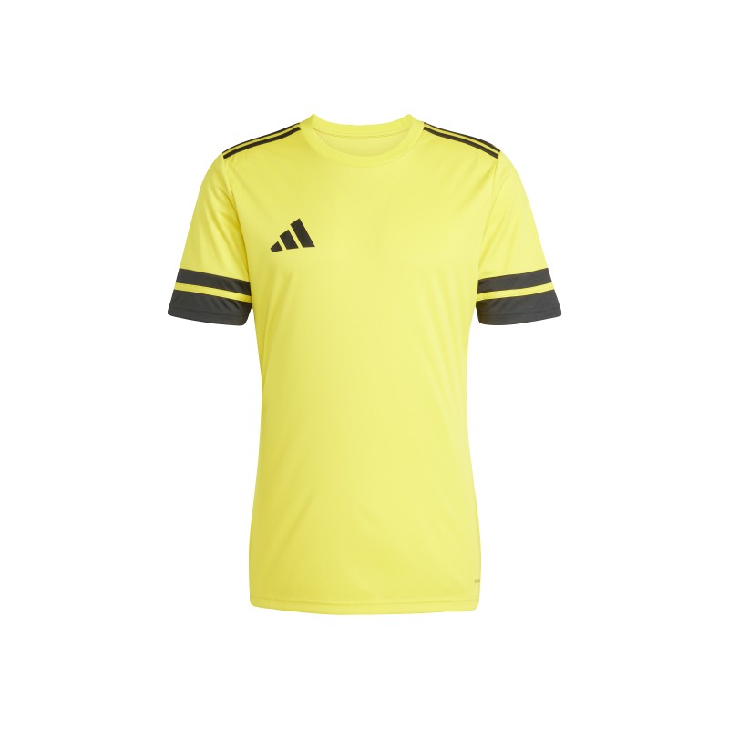 ADIDAS SQUADRA25 JERSEY SHORT SLEEVE - TEAM YELLOW/BLACK