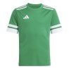 ADIDAS SQUADRA25 JERSEY SHORT SLEEVE JR. - TEAM GREEN/WHITE