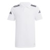 ADIDAS SQUADRA25 COTTON POLO JR. - WHITE/BLACK