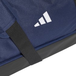 ADIDAS TIRO DUFFLE BAG MEDIUM WITH BOTTOM COMPARTMENT - TENABL/WHITE