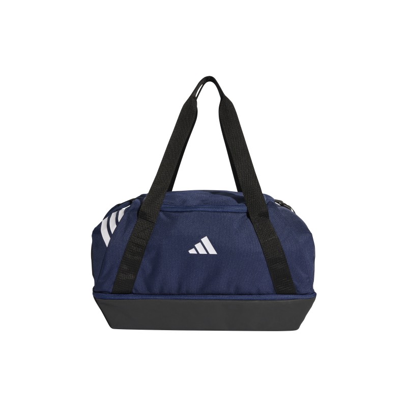 ADIDAS TIRO DUFFLE BAG SMALL WITH BOTTOM COMPARTMENT - TENABL/WHITE