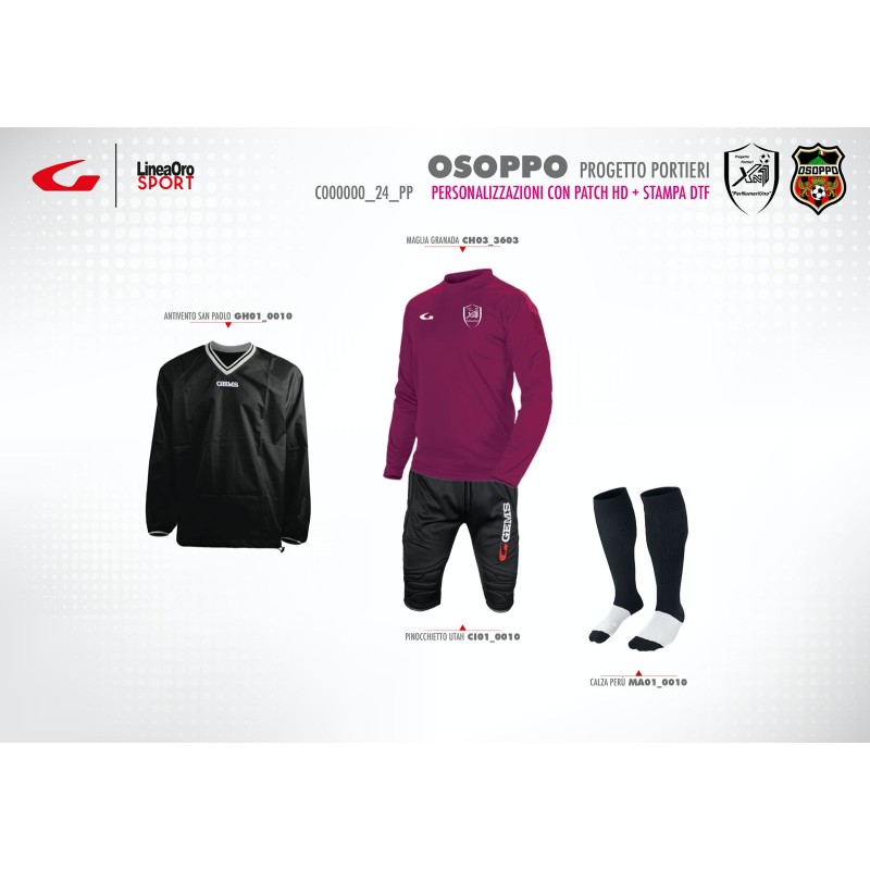 OSOPPO RUSH SOCCER 24 SET PROGETTO PORTIERI - YS